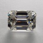 Natural Diamond Emerald Cut 1 Ct to 5 ct D Grade CERTIFIED VVS1 +1 Free Gift