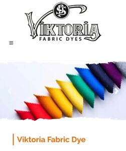 59 Colours Viktoria Fabric & Clothes Tie Dye, Hand & Machine UK stock  DIY super