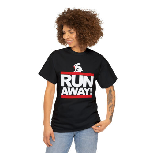 Run Away Rabbit Run-DMC | Unisex | Heavy Cotton | T-Shirt | Monty Python