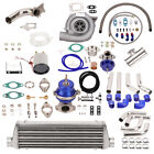 T3 T4 T04E Universal Turbo Kit Stage III+Wastegate+Turbo Intercooler+piping 10PC (For: CRX)