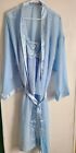 Vintage 1980s Lingerie Set -Robe & Top No Panty. SZ XL Baby Blue - Collections