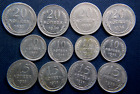 Russia ,RSFSR,USSR 10,15,20 kopeks silver coins, lot