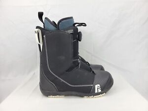Nidecker Micron BOA Lace Snowboard Boots Size Youth 7Y Mens 7 Womens 8.5 Black