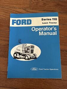 FORD 110 LAWN TRACTOR MANUAL