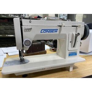 Consew CP146 RL Portable Walking Foot Sewing Machine w/ Zig-Zag