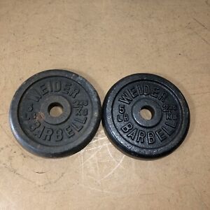 New Listing2-5 Lb WEIDER Standard Size Weight Plates