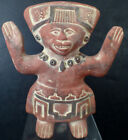 Terracotta Red Clay Primitive Folk Art Sculpture Aztec Mayan South America 10