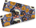 New ListingSpooky Cats and Happy Halloween Pumpkins Long Table Runner Kitchen Table Runner