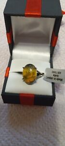 New, Size 8, Bumble Bee, Sterling Silver Ring