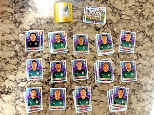 Mexico Panini World Cup 2022 (35) Stickers Lot