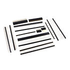 Pin Header Strip 3-40 Pin 1.27-2.54mm round Straight/Right Angle Male Female