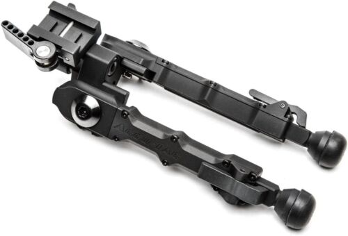 Accu-Tac BR-4 G2 Quick Detach Small Rifle Bipod Black 6061 T6 Aluminum Alloy New