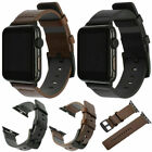 Leather iWatch Band Strap Bracelet For Apple Watch SE Series 9 8 7 6 5 4 3 49mm
