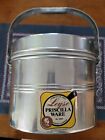 Vintage Leyse Priscilla Wear Lunch Pail. New Never Used Beautiful Example.