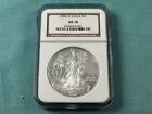 2008-W American Eagle BURNISHED Silver 1 oz Coin Flawless MS70 NGC