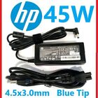 Genuine HP Laptop 45W 19.5V AC  Adapter Charger Power Supply Blue Tip 741727-001