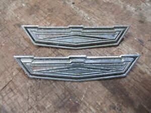 1964 Ford Galaxie 500 4 door exterior rear roof sail panel trim molding pieces  (For: More than one vehicle)