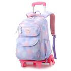 ETAISHOW Girls Rolling Backpack with Wheels Kids Wheeled Backpack Trolley Sch...