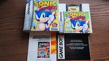 Sonic the Hedgehog: Genesis - Nintendo Gameboy Advance GBA - CIB COMPLETE