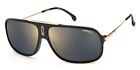 Carrera Sunglasses Cool65 0146/JO Black Frame W/ Gray Gold Mirrored