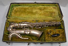 1912 FRANK HOLTON C-MELODY SAXOPHONE, USED, 