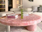 Pink Quartz Dining Table, Rose Quartz Countertop, Centre Table, Kitchen Slab .