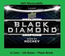 Josh Morrissey Winnipeg Jets 2023-24 UD Black Diamond 1X Case 10X Box Break #3