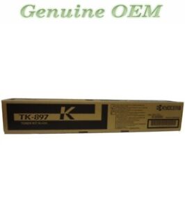 1T02K00US0/TK897K,TK-897K Original OEM Kyocera Toner, Black Genuine Sealed