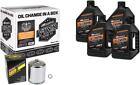 Maxima Quick Change Mineral Oil Kit Chrome 20W-50 #90-069014C Harley Davidson (For: Harley-Davidson Heritage Springer)