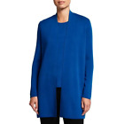 NWT Eileen Fisher Marine Ultrafine Merino Wool Long Cardigan Size PS  $318