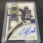 2022 Panini - Immaculate Collection Ed Reed WORN TRIPLE PATCH AUTO #/49