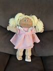 1982 EARLY TAG CABBAGE PATCH DOLL JESMAR SPAIN WITH FRECKLES BLONDE HEAD MOLD #1