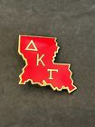 Vintage Pin Brooch Sorority Louisiana Delta Kappa Gamma Key Women Educators Red