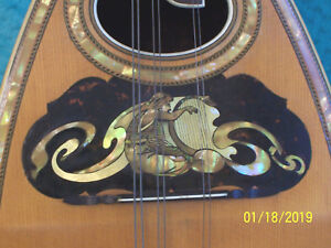 Vintage Neopolitan Bowlback Mandolin King David Harp Lyon & Healy Washburn VGC
