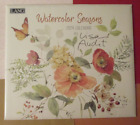 2024 WALL Monthly LANG ART WATERCOLOR - Garden Flowers Butterflies - Lisa AUDIT