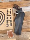 HH Heiser 457 Black Leather OWB Holster For S&W Chief 4