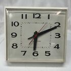 New ListingVintage GENERAL ELECTRIC Square Wall Clock Model 2145 Works Great!