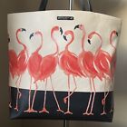Kate Spade Walk On The Wild Side Flamingo Tote Bag Purse