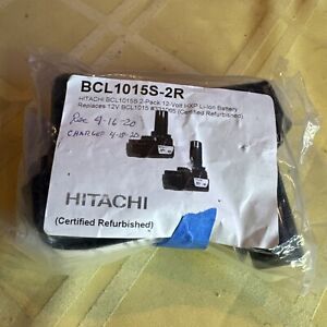 New ListingPair of Hitachi BCL 1015S 12 Volt HXP Li-ion Batteries NO RESERVE