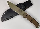 New ListingESEE Rowen ESEE-6 High Carbon Steel USA Fixed Blade Desert Tan Knife w/ Sheath