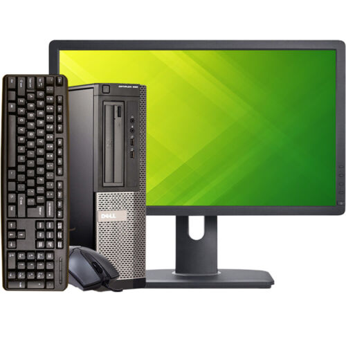 Dell Desktop Computer SFF PC Up To 16GB RAM 1TB HDD/SSD 22in LCD Windows 10 Pro