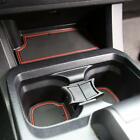 For Toyota Tacoma Accessories Cup Holder Liner Insert Red Trims 2016-2023 (For: 2023 Toyota Tacoma TRD Sport)