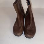 Merrell Spire Zip Waterproof Brown Leather Women's Ankle Boots Size 6