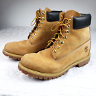 Timberland Mens Size 11 M 6-Inch Premium Nubuck Waterproof Boots Wheat