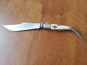 VTG RARE SPAIN SPANISH NAVAJA ALBACETE HAND MADE POCKET FOLDING KNIFE