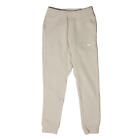 Nike Sportswear Club 716830-206 Men's Beige Swoosh Logo Fleece Sweatpants NCL654