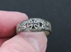 Imperial German World War I Iron Cross Finger Ring in Silver