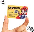 Smart Business Card NFC personalized PVC Printed - QRCode and Tap to share