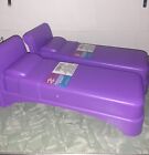 NEW Barbie Monster High Fashion Type Doll Furniture Purple BEDROOM BED Lot Of 2