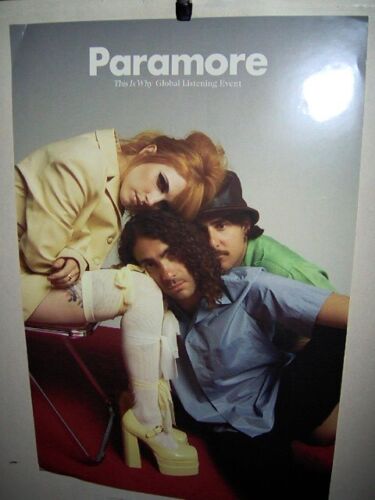 PARAMORE This Is Why Original Promo Poster Global Listening Event 2024 Very COOL